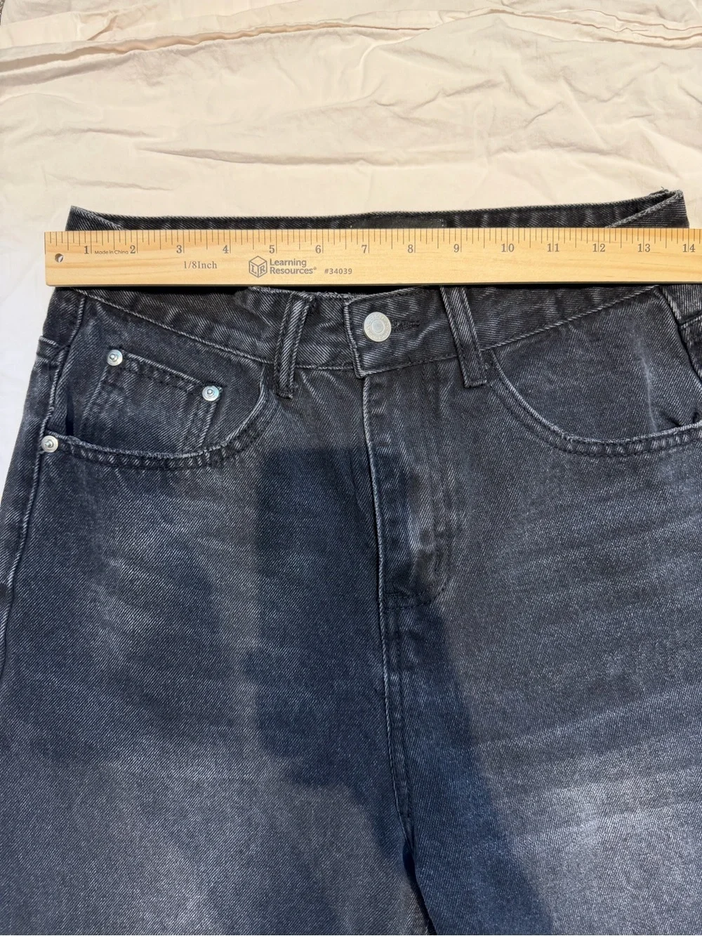 Rawformed Wide Leg Black Men’s Jeans